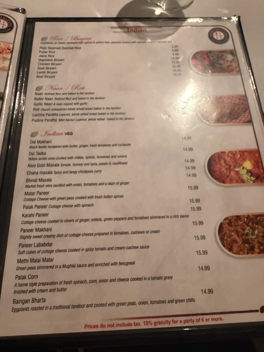 Menu, Hakka Khazana Restaurant London