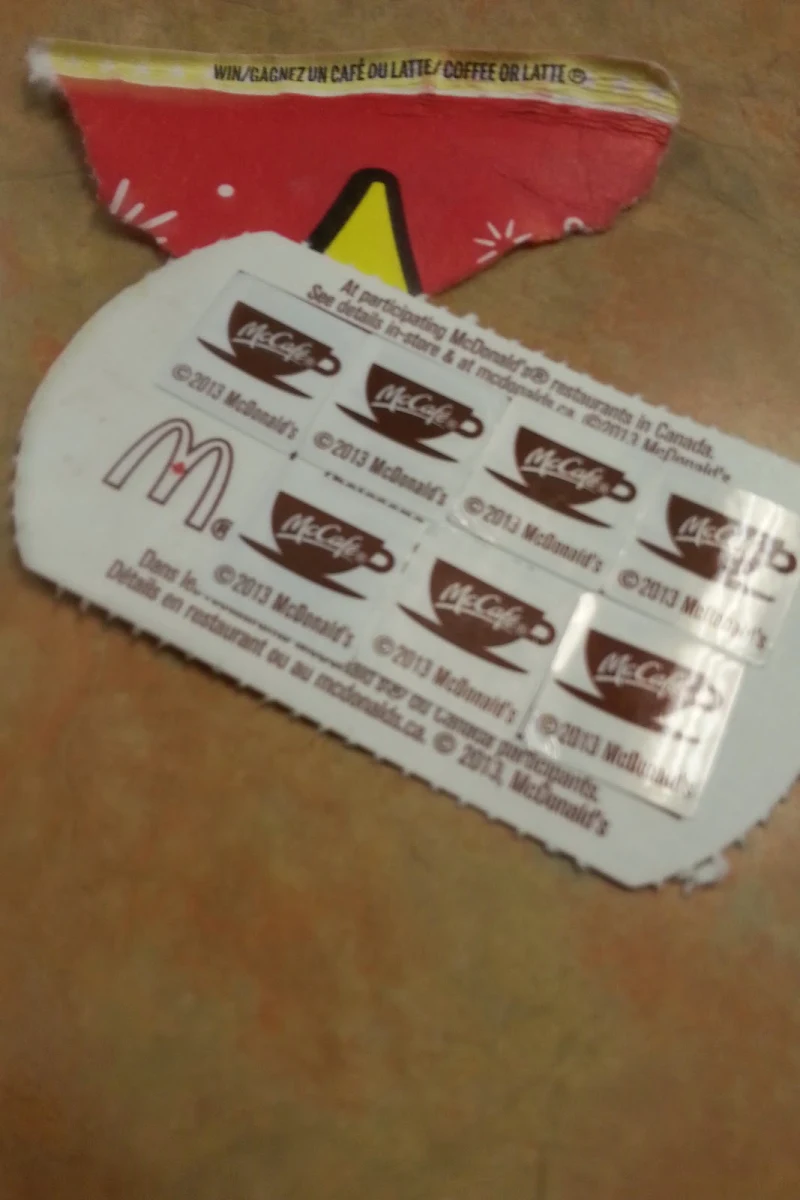 Menu, Tim Hortons