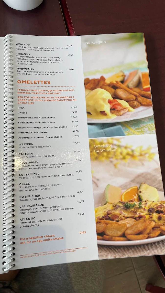 Menu, Eggsquis