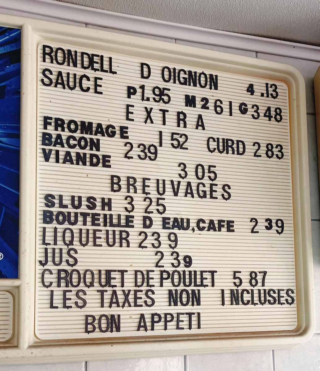 Menu photo 1