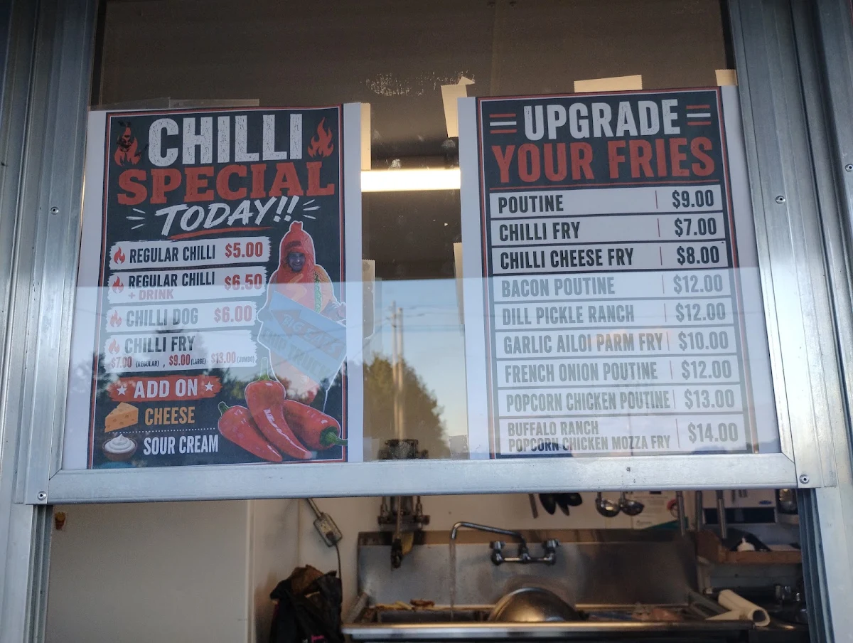 Menu, Big Eats