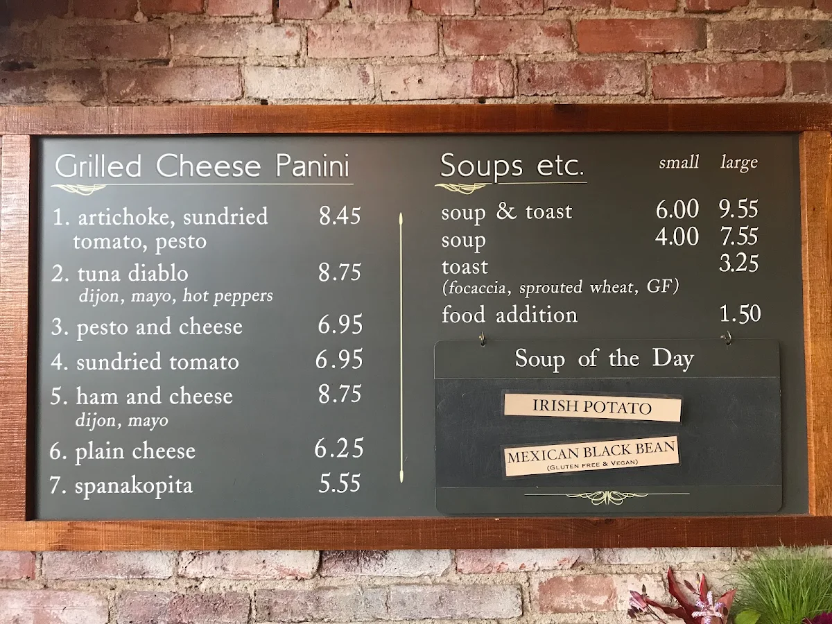 Menu, Bean Around The World Victoria