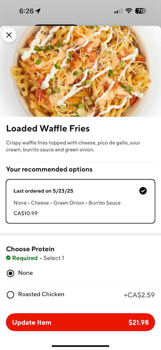 Menu, Fat Bastard Burrito