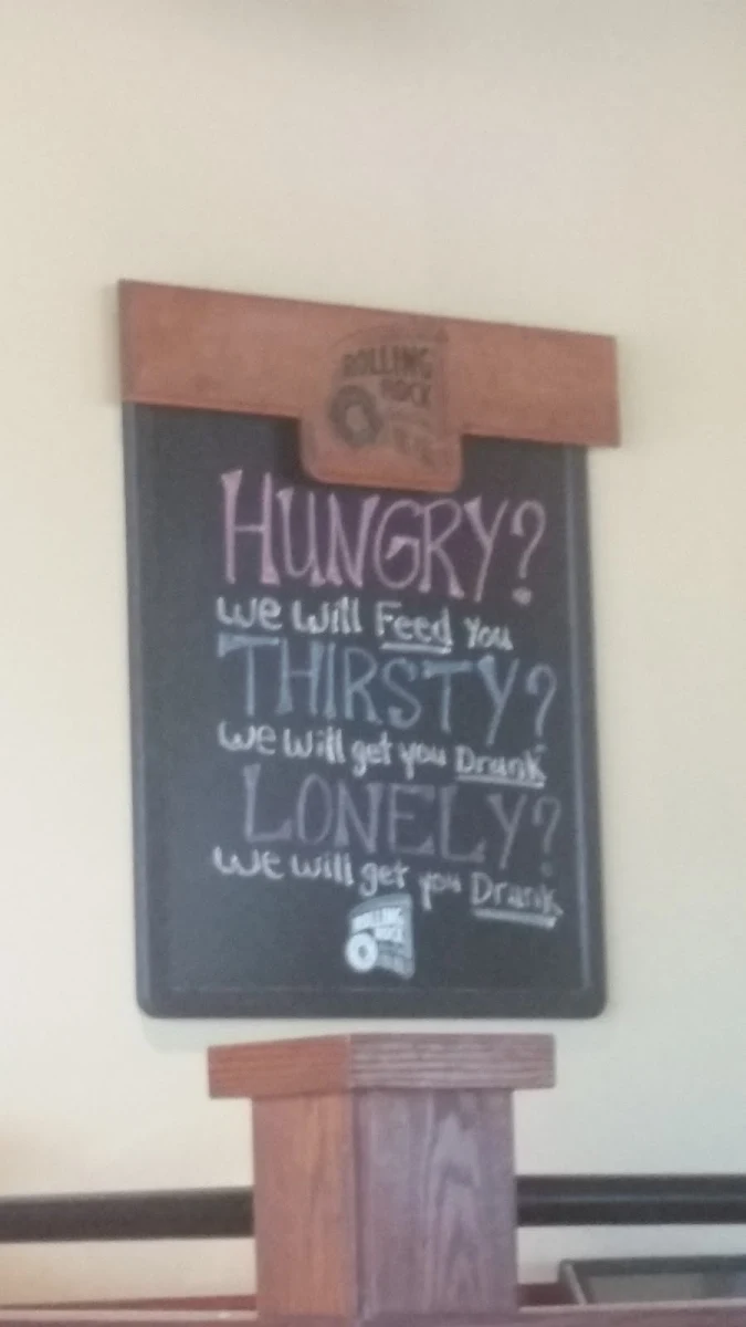 Menu, Broadway Bar & Grill