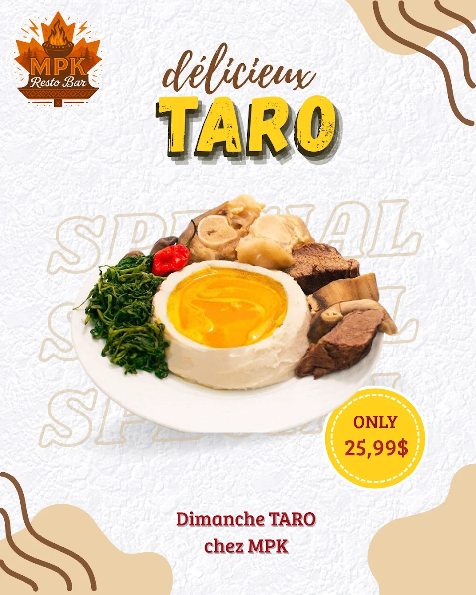 Menu, Restaurant MPK Inc