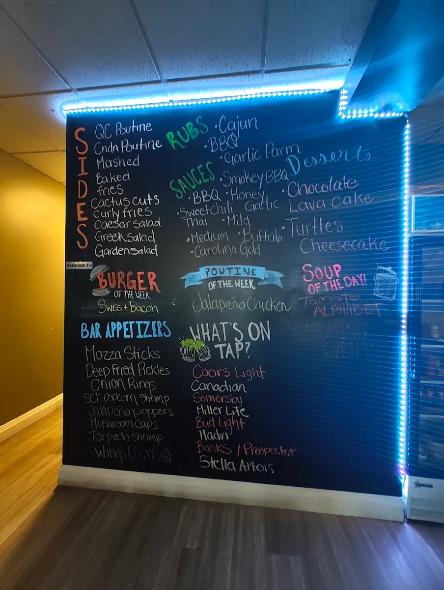 Menu, 49th Parallel Kitchen + Bar