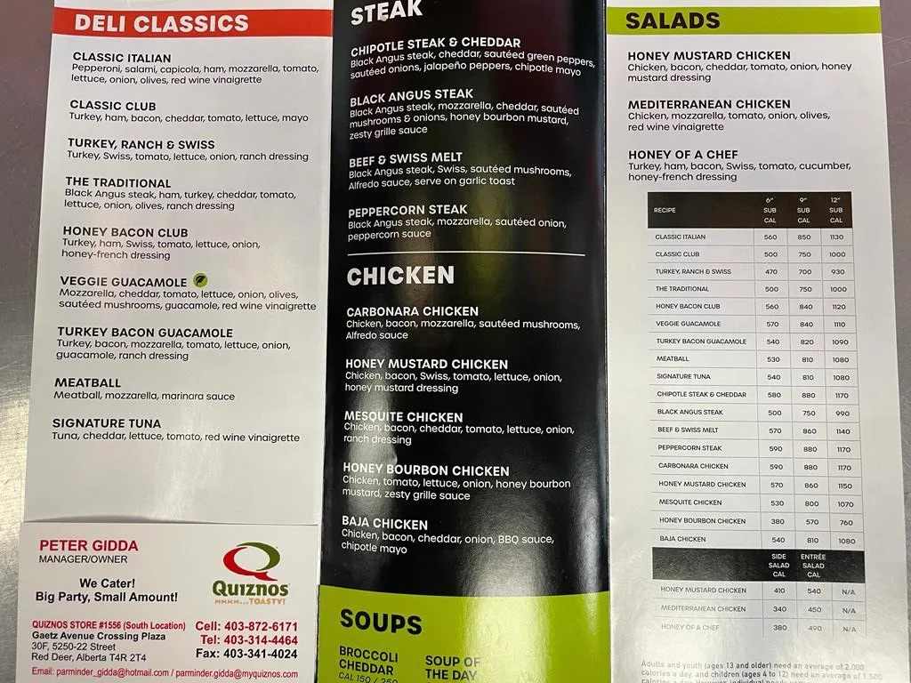 Menu photo 1