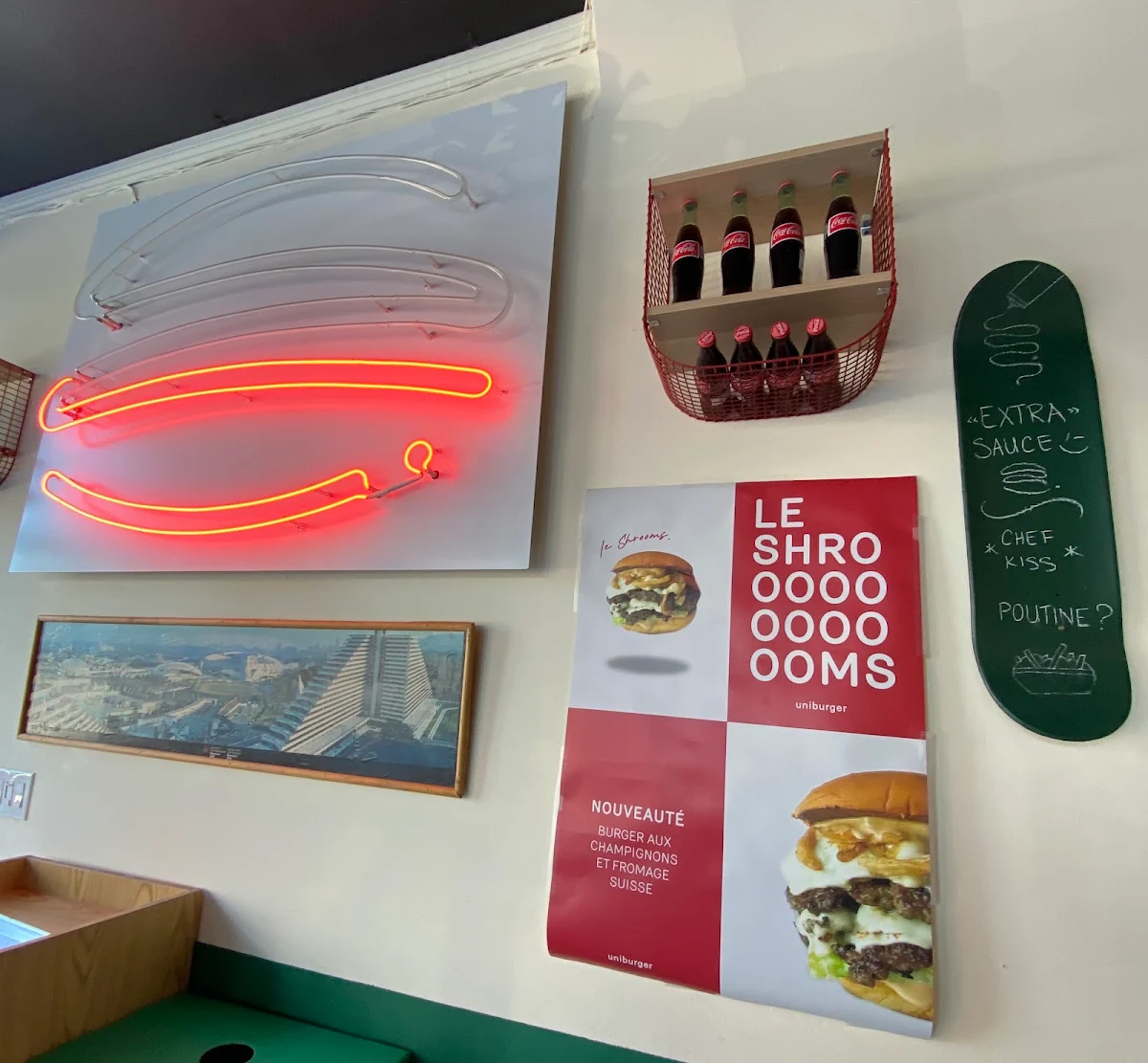 Menu, Uniburger