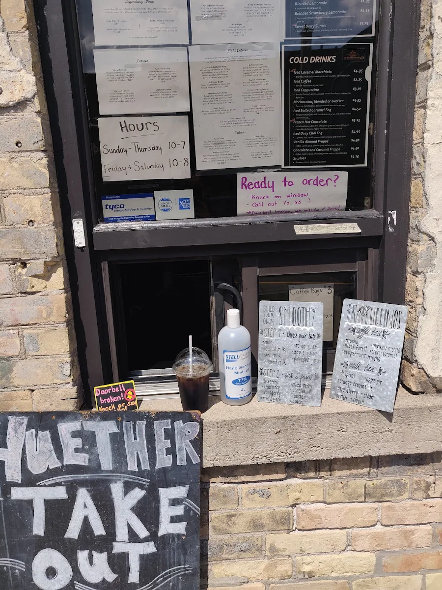 Menu, Huether Hotel