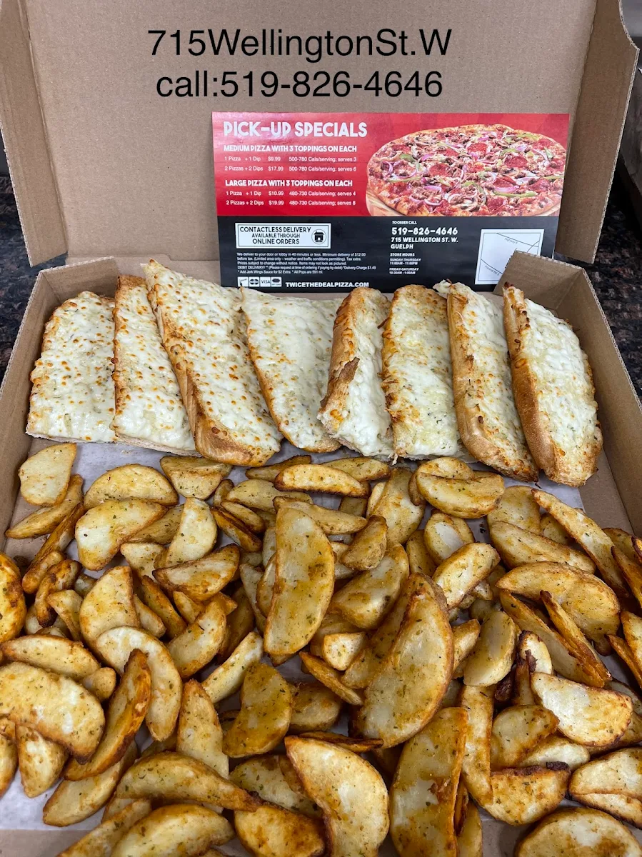 Menu, Twice The Deal Pizza