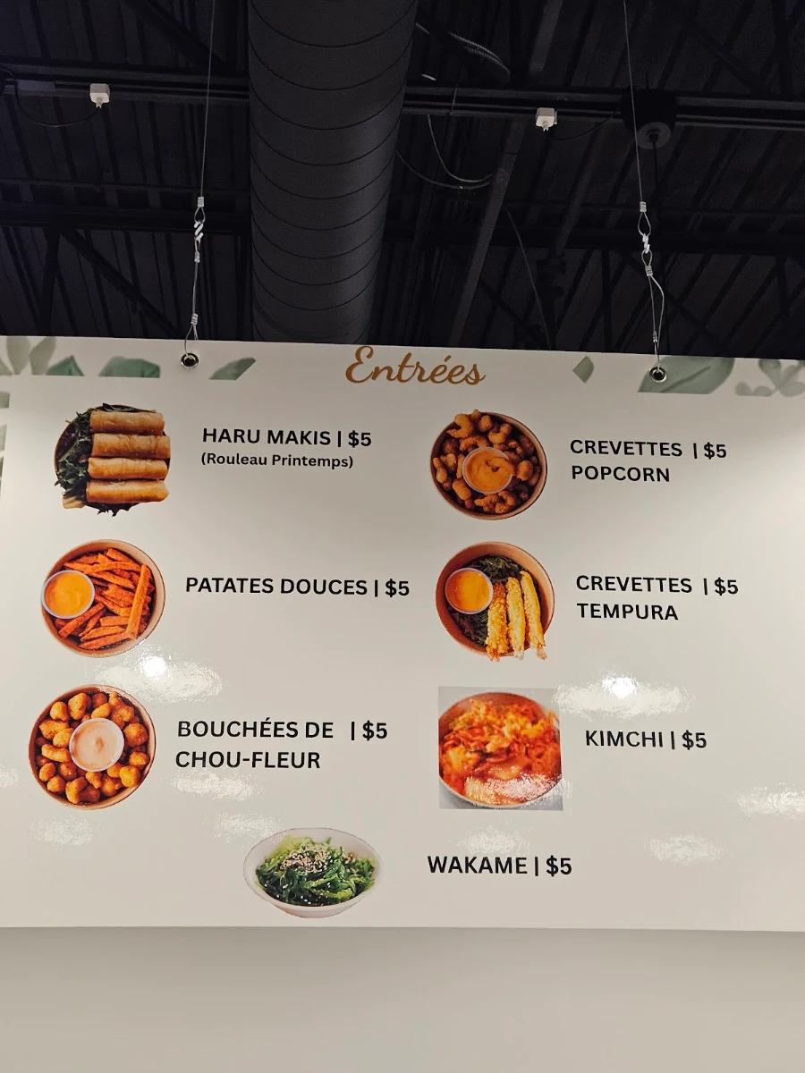 Menu, Le Poké Station Drummondville