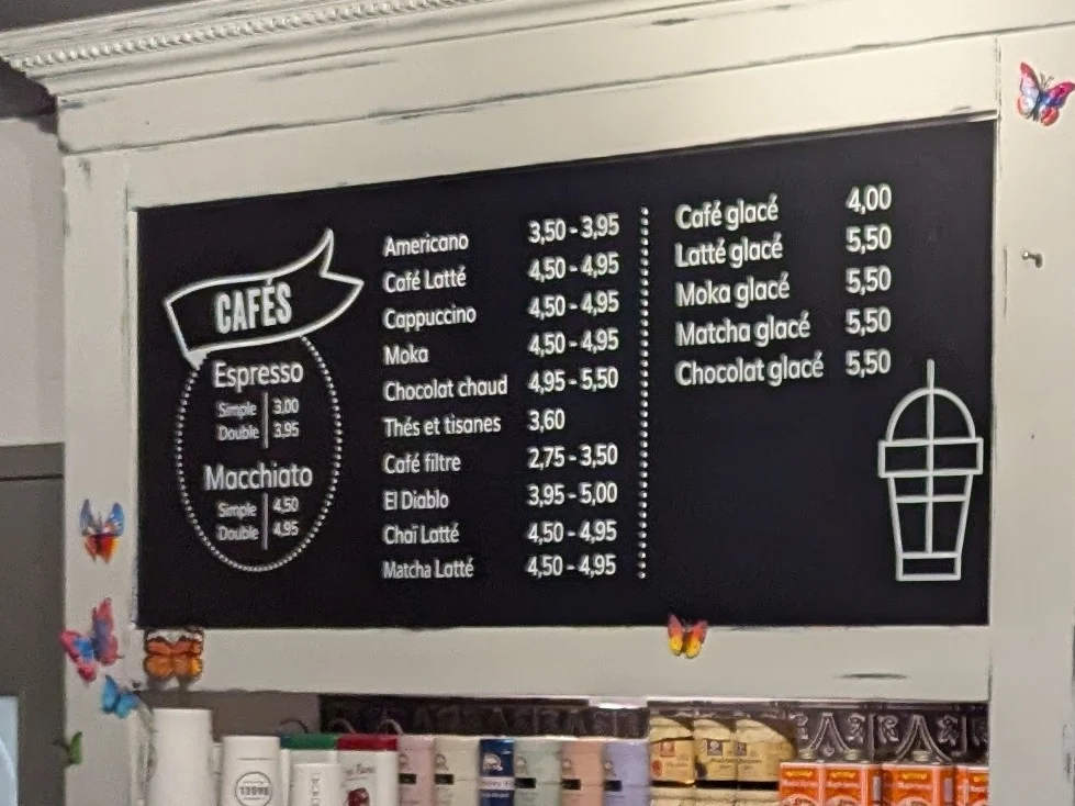 Menu, La Fabrique de Bagel Montreal