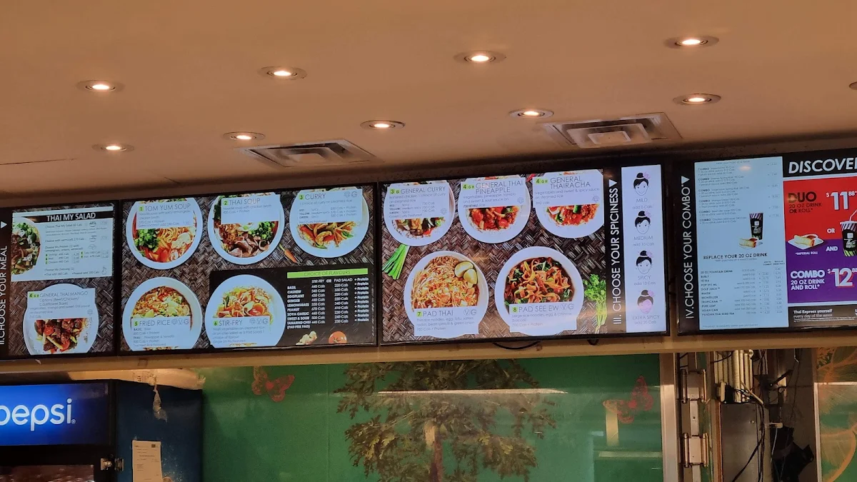 Menu, Thai Express Restaurant North York