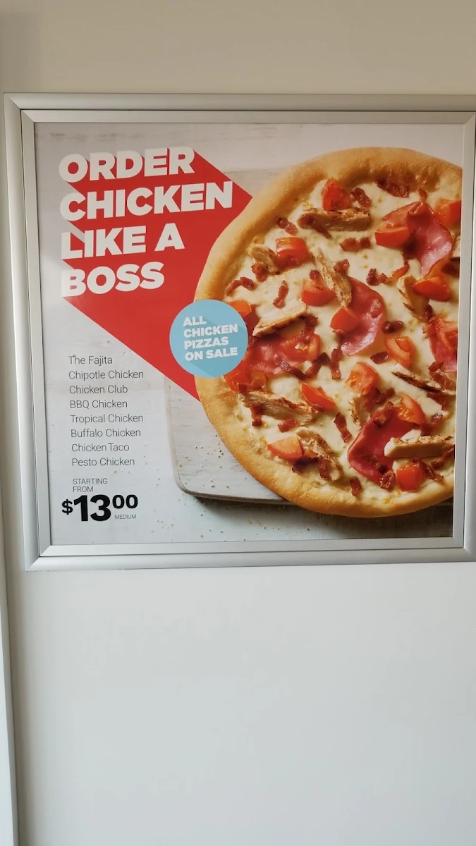 Menu, Panago Pizza