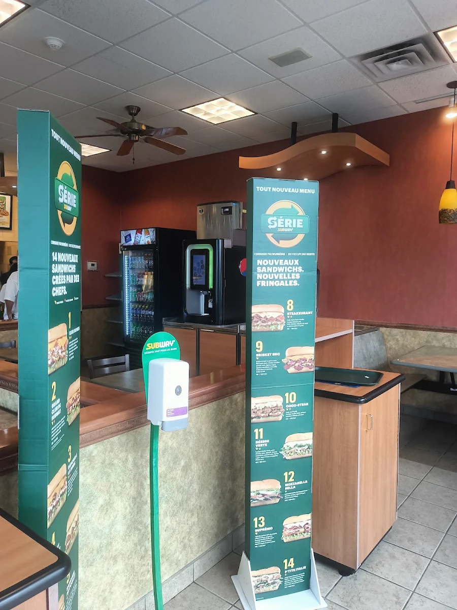 Menu, Subway