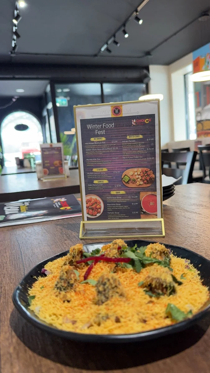 Menu, Choice Indian Restaurant | Best Indian Restaurant in Scarborough | Authentic Indian Restaurant