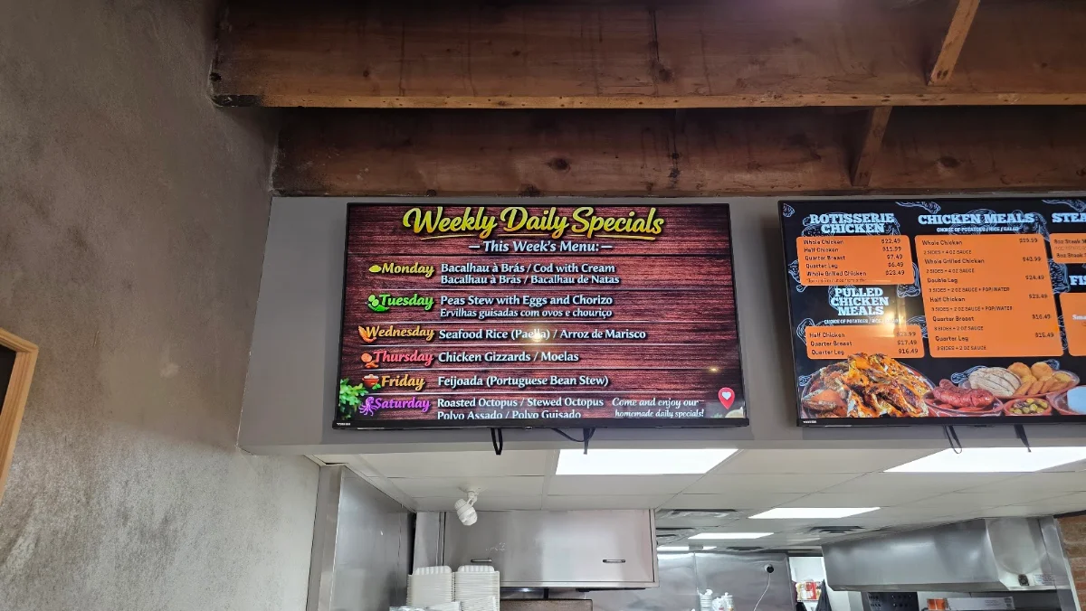 Menu, BPC CHICKEN