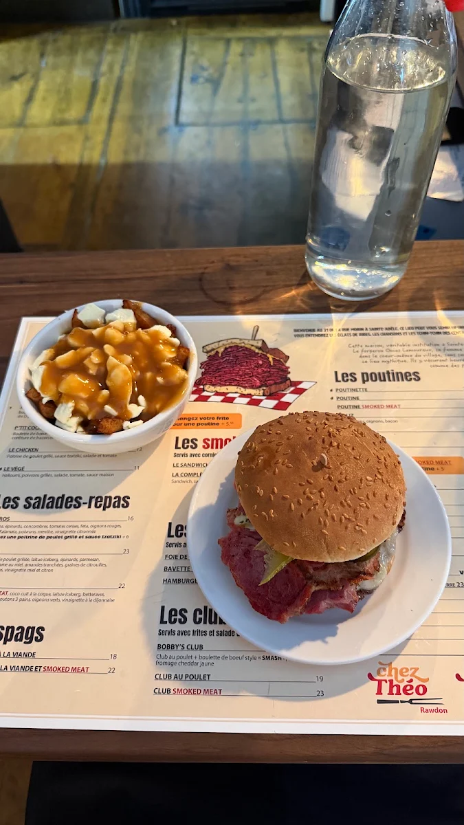 Menu, Le P’tit Théo