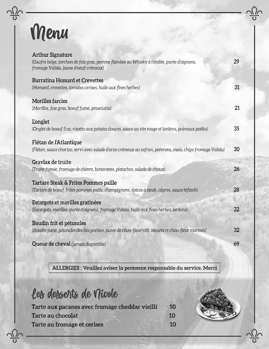 Menu photo 1