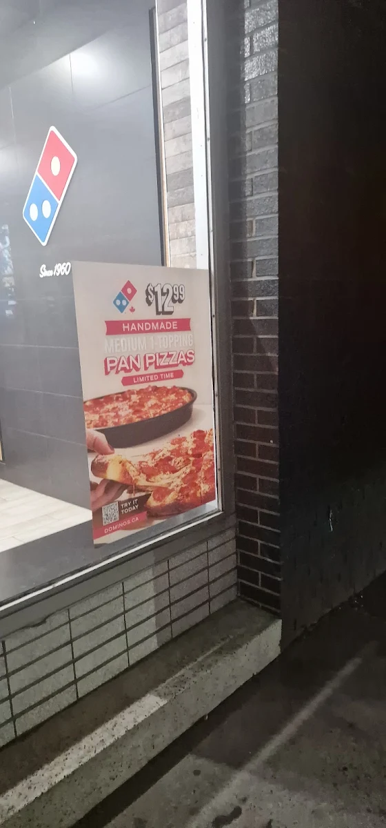 Menu, Domino's Pizza