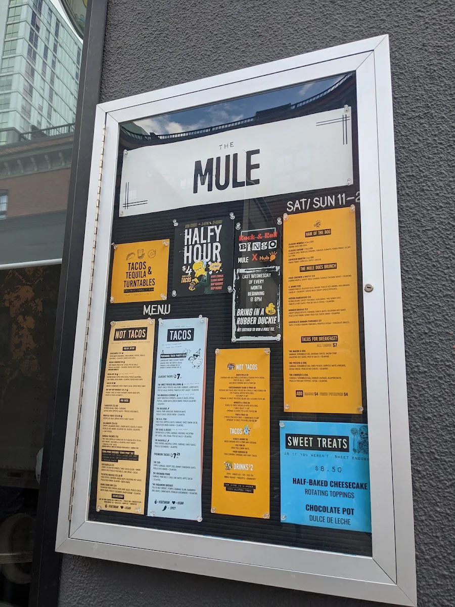 Menu, The Mule