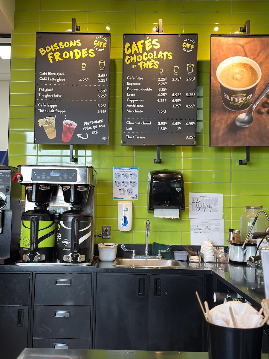 Menu, Boulangerie Ange - Vaudreuil