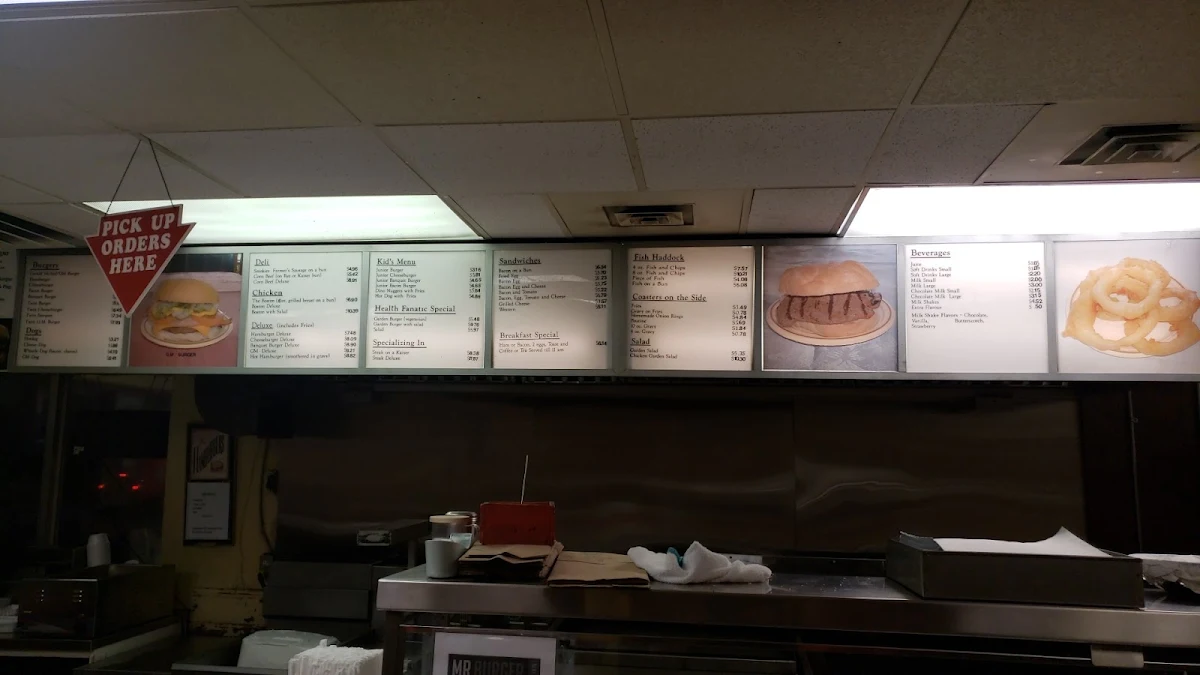 Menu, Mr Burger