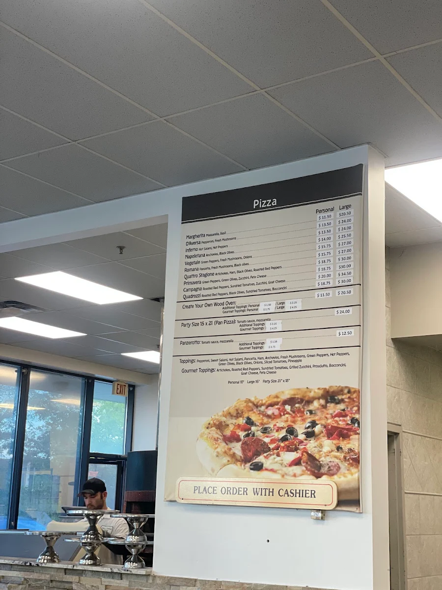 Menu, Nino D’Aversa Bakery
