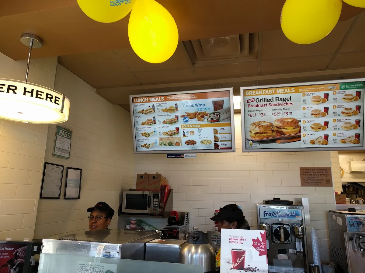 Menu, Tim Hortons
