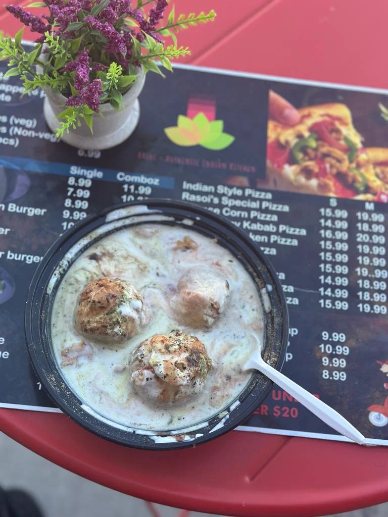 Menu, Rasoi Authentic Indian Kitchen