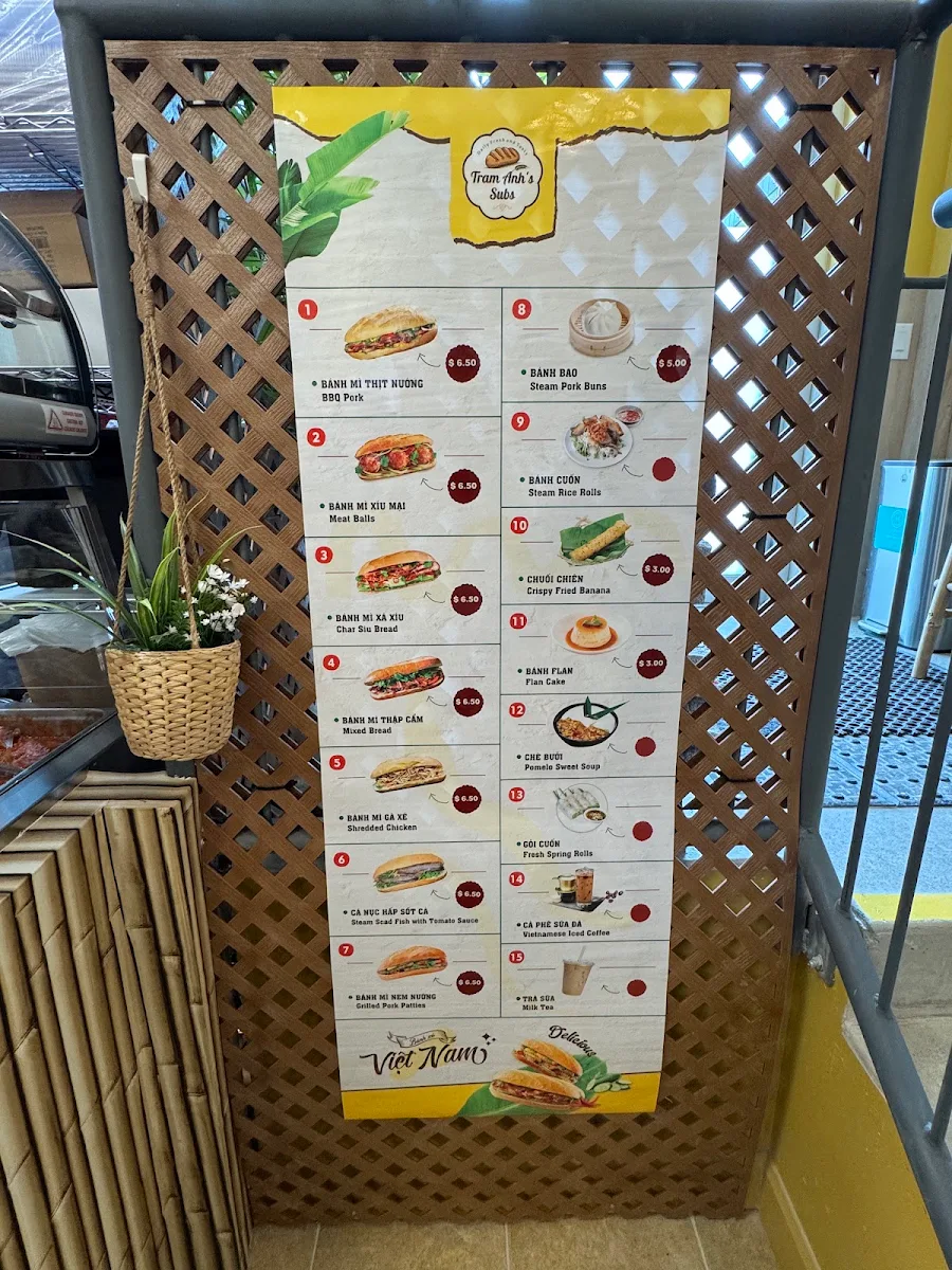 Menu, Tram Anh's Subs