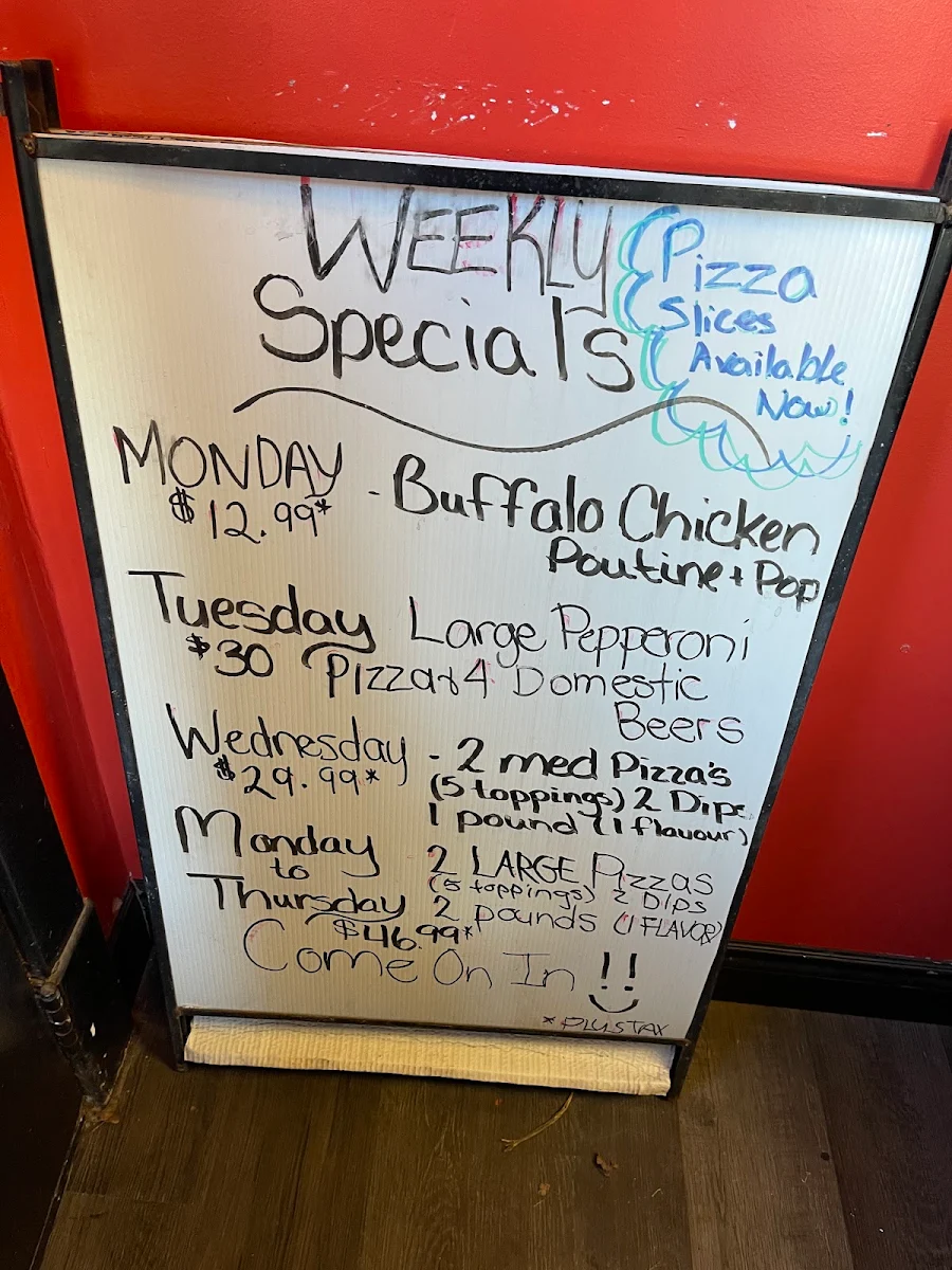 Menu, Wings Block