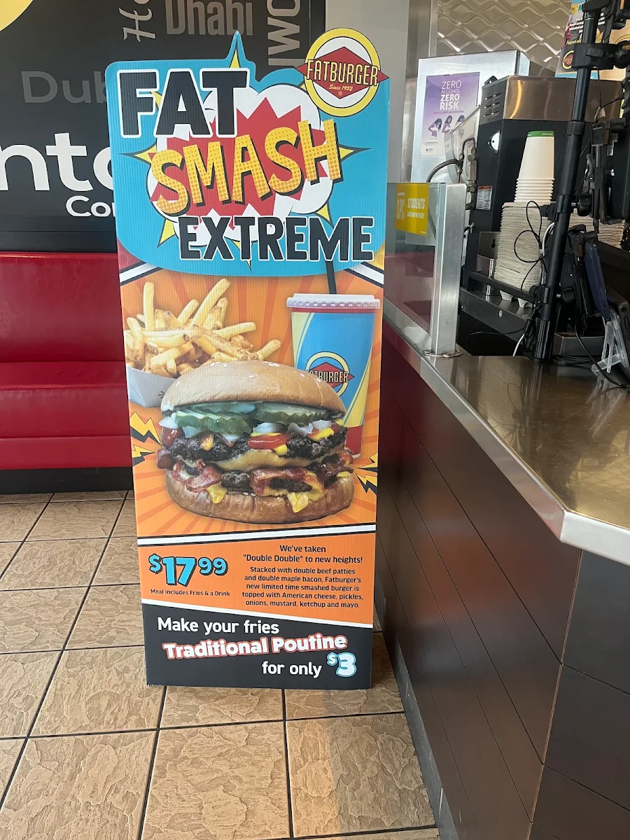 Menu, Fatburger