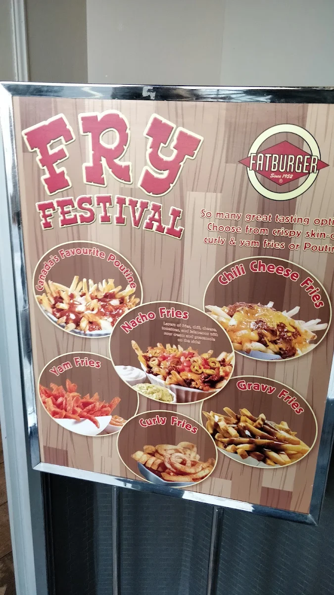 Menu, Fatburger
