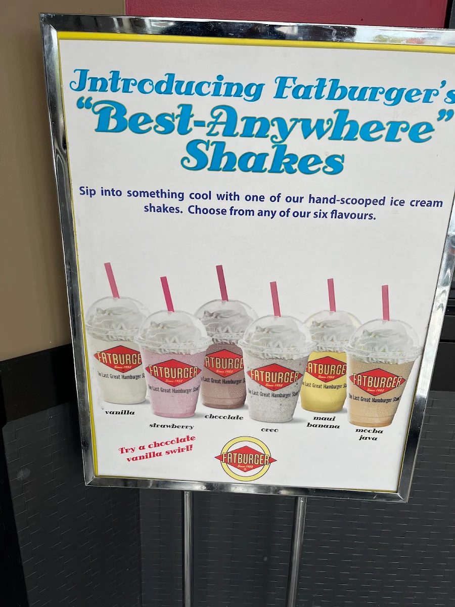 Menu, Fatburger