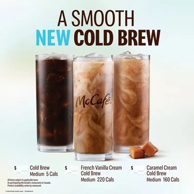 Menu, McDonald’s