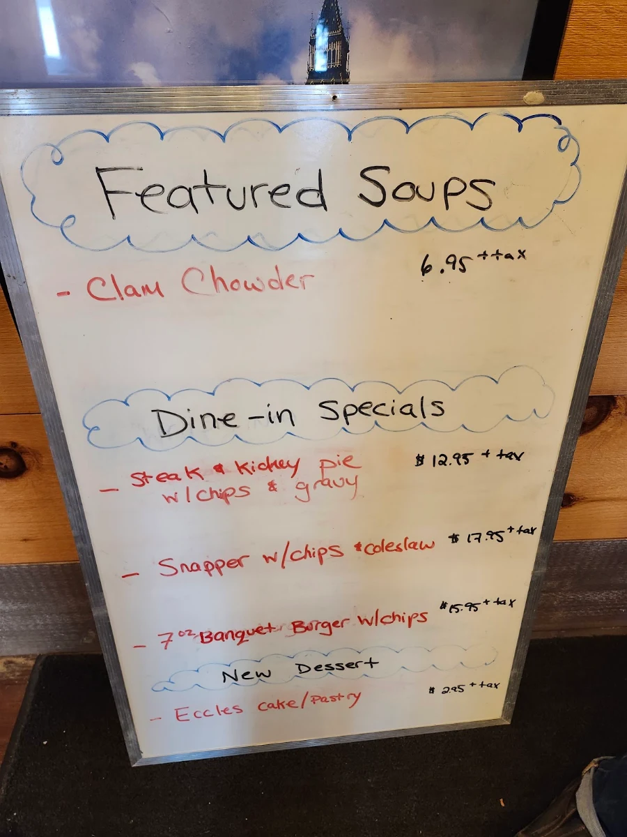 Menu, The Frying Pan Diner