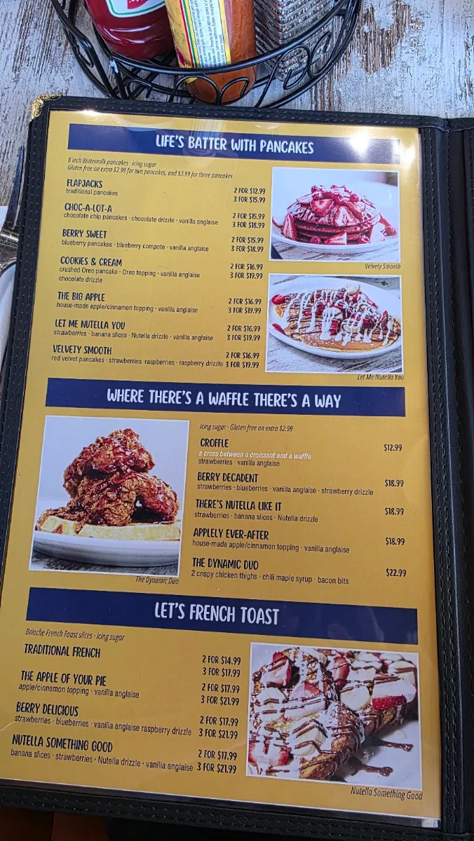 Menu, Tubbies Big Breakfast Lunch & Dairy Bar - Vaughan