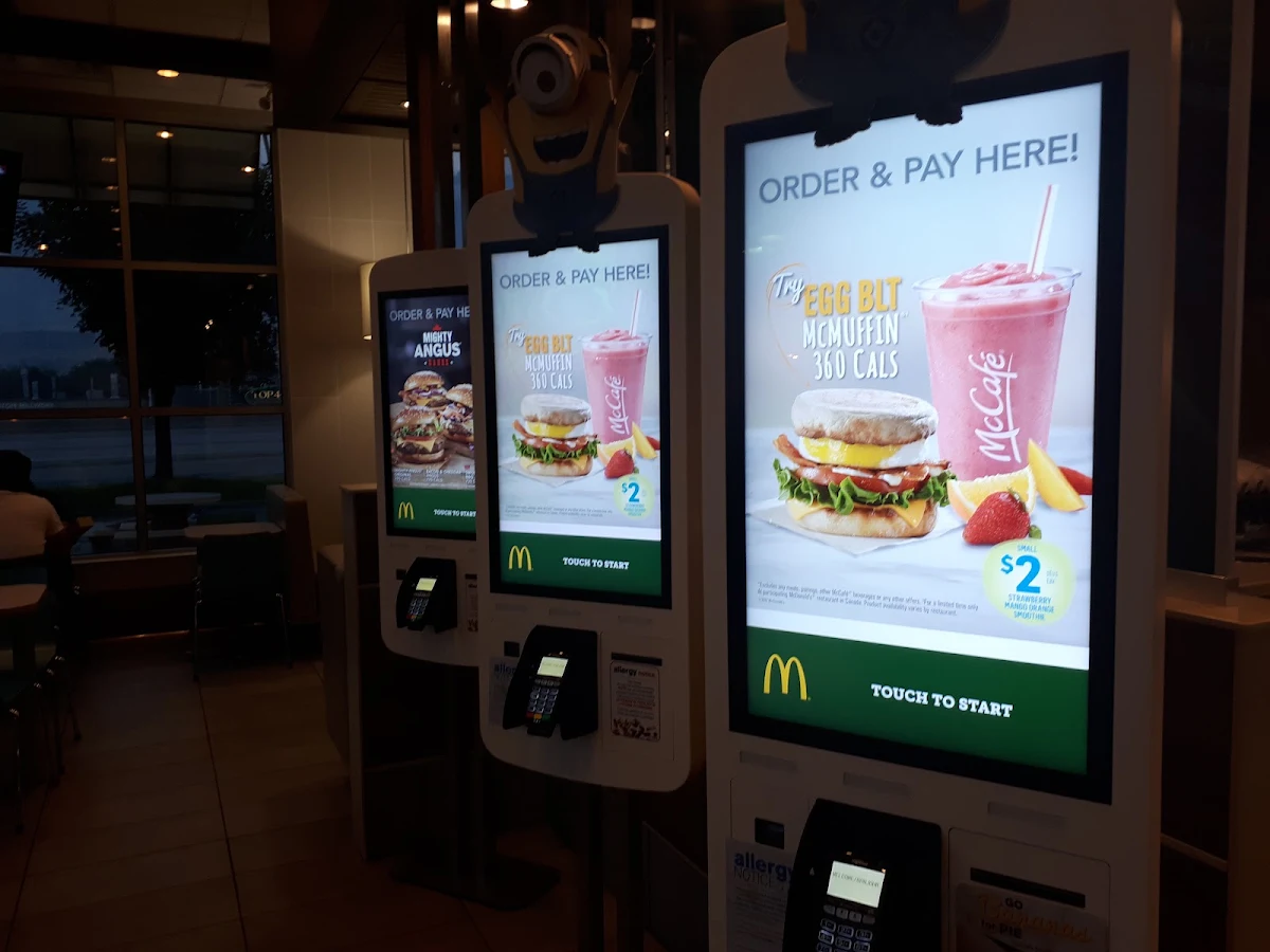 Menu, McDonald's