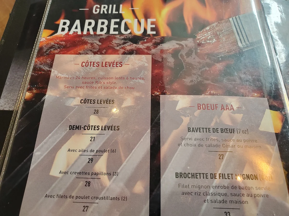 Menu, Barbies Resto Bar Grill