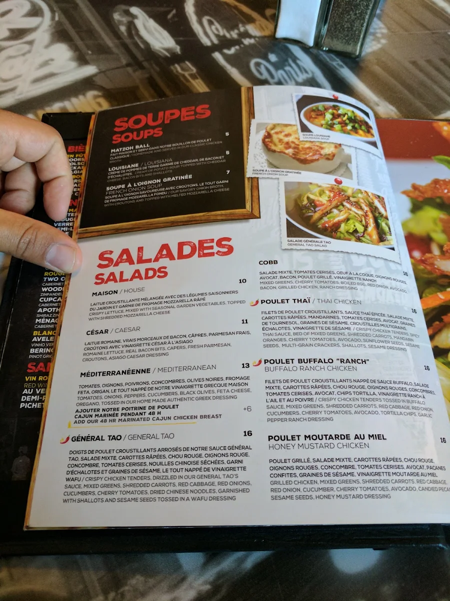 Menu, Dunn's Famous