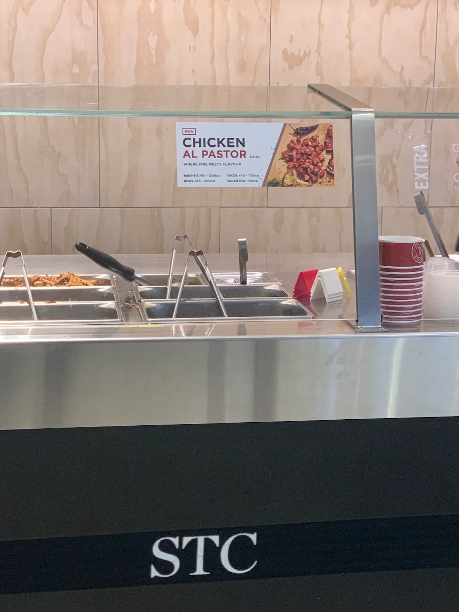 Menu, Chipotle Mexican Grill