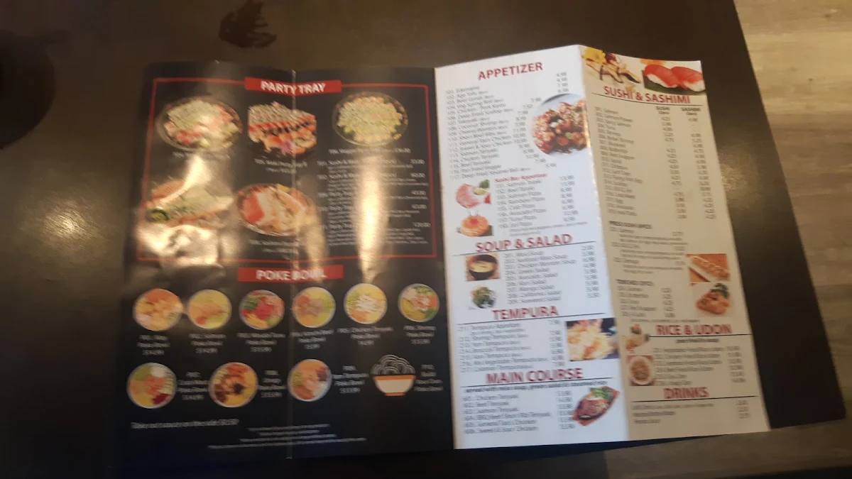 Menu, May Sushi & Poke