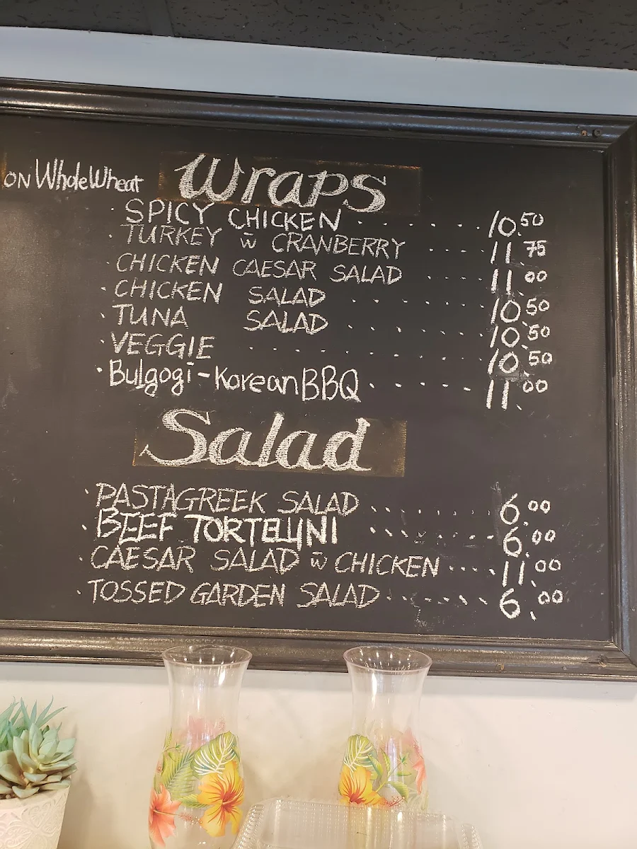 Menu, Lunch Bucket Deli
