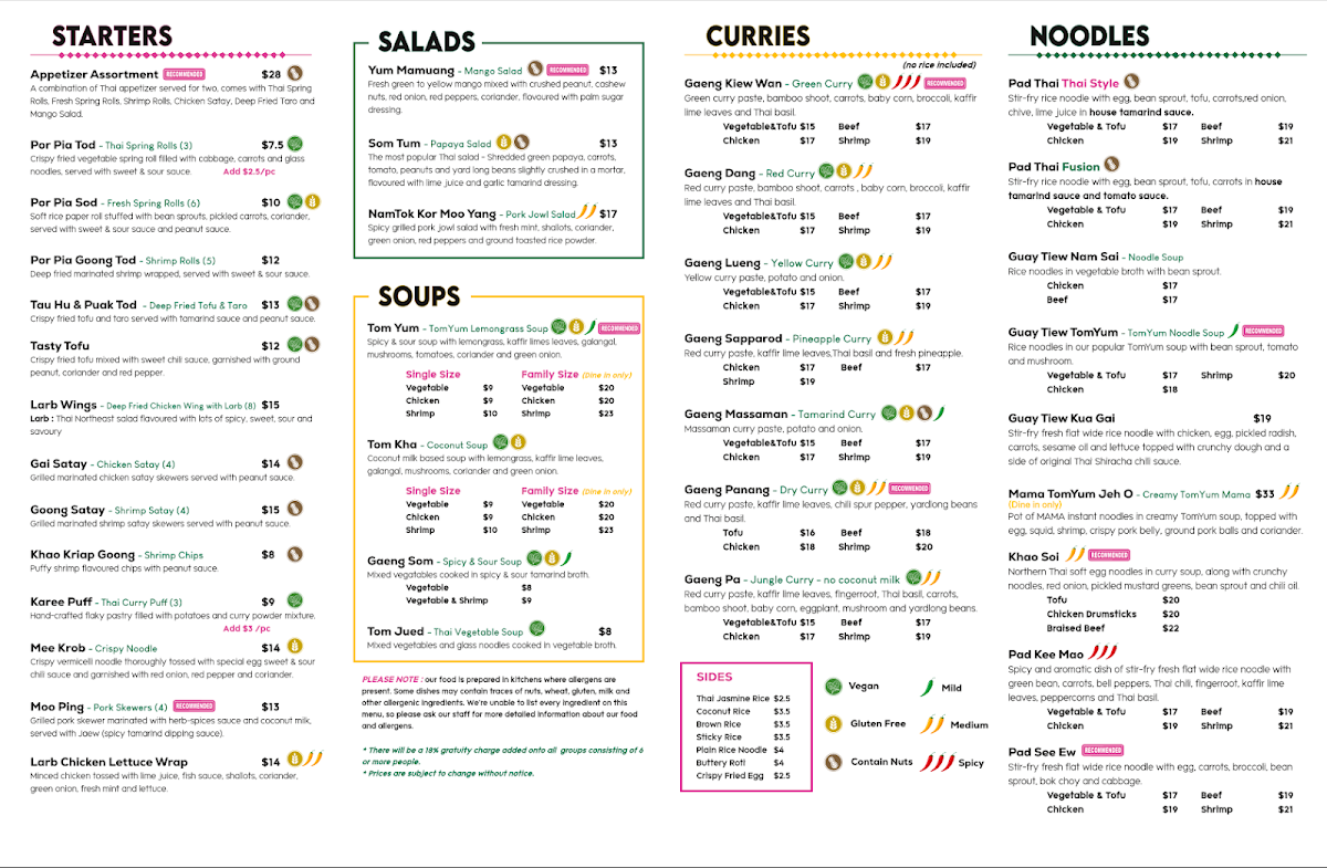 Menu photo 1