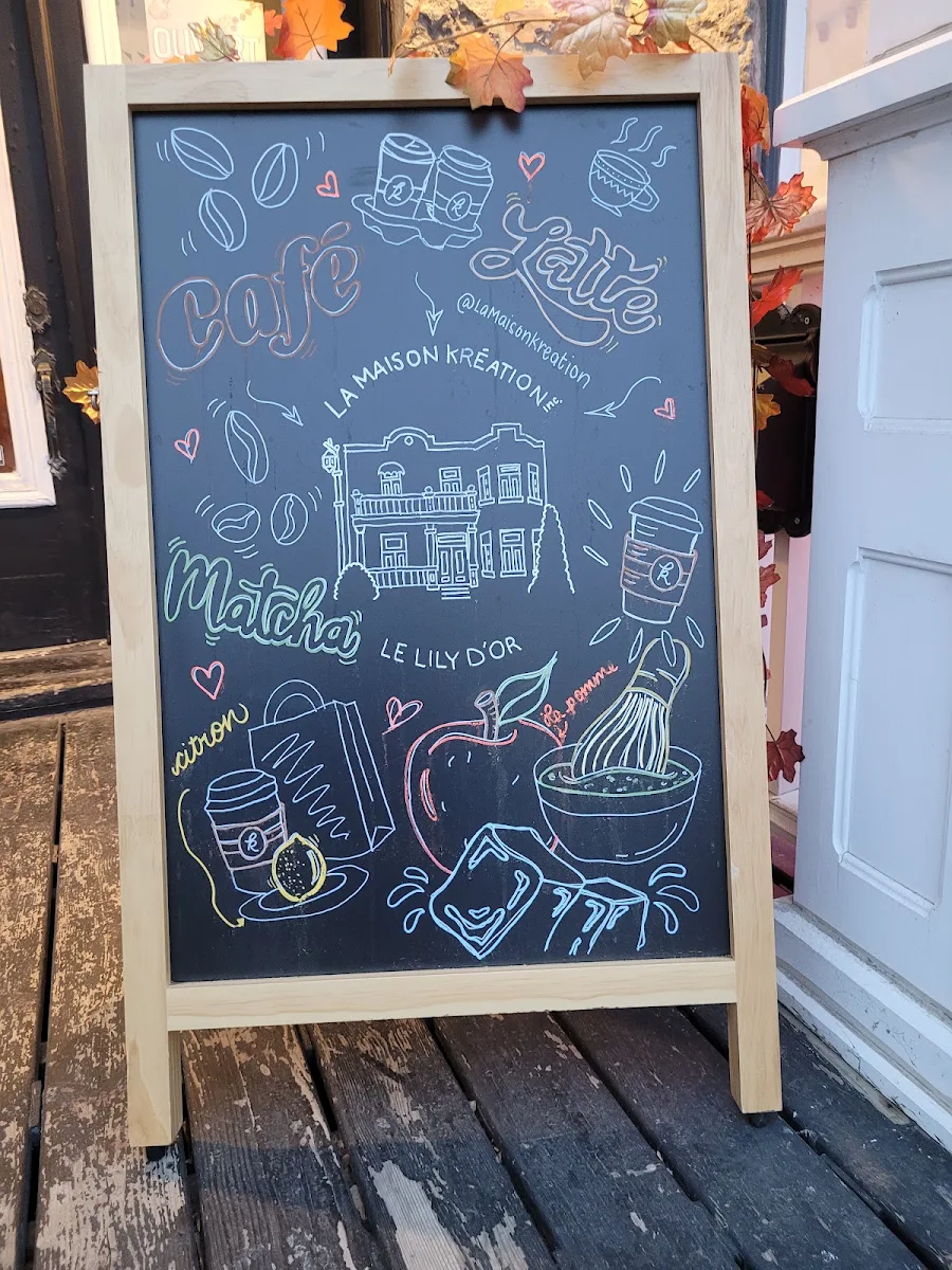 Menu, La Maison Kréation
