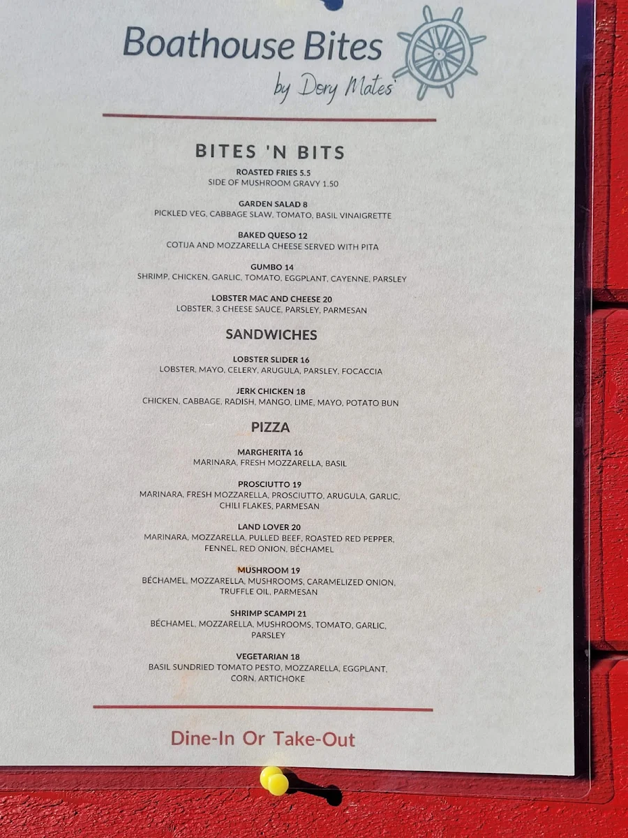Menu, Lightship Brewery