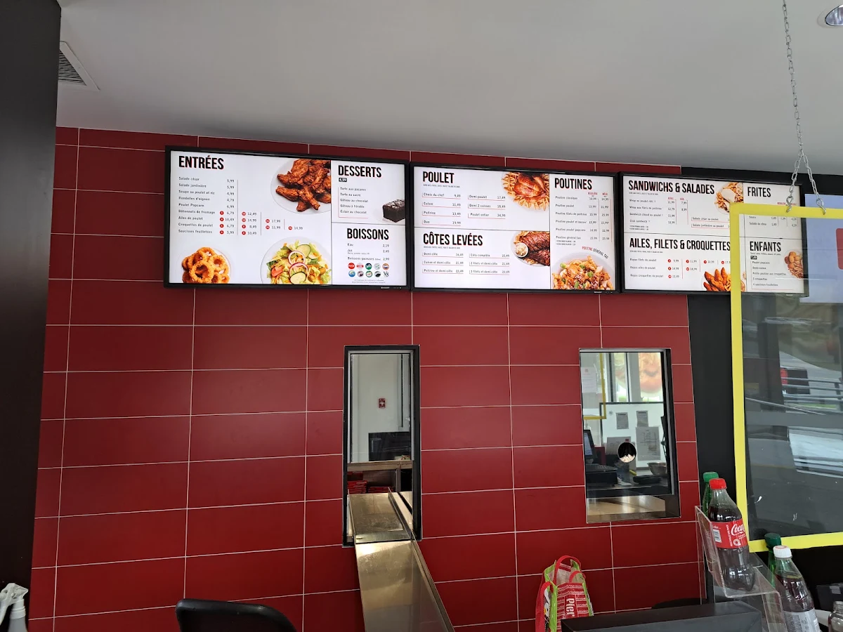 Menu, Rôtisseries Benny
