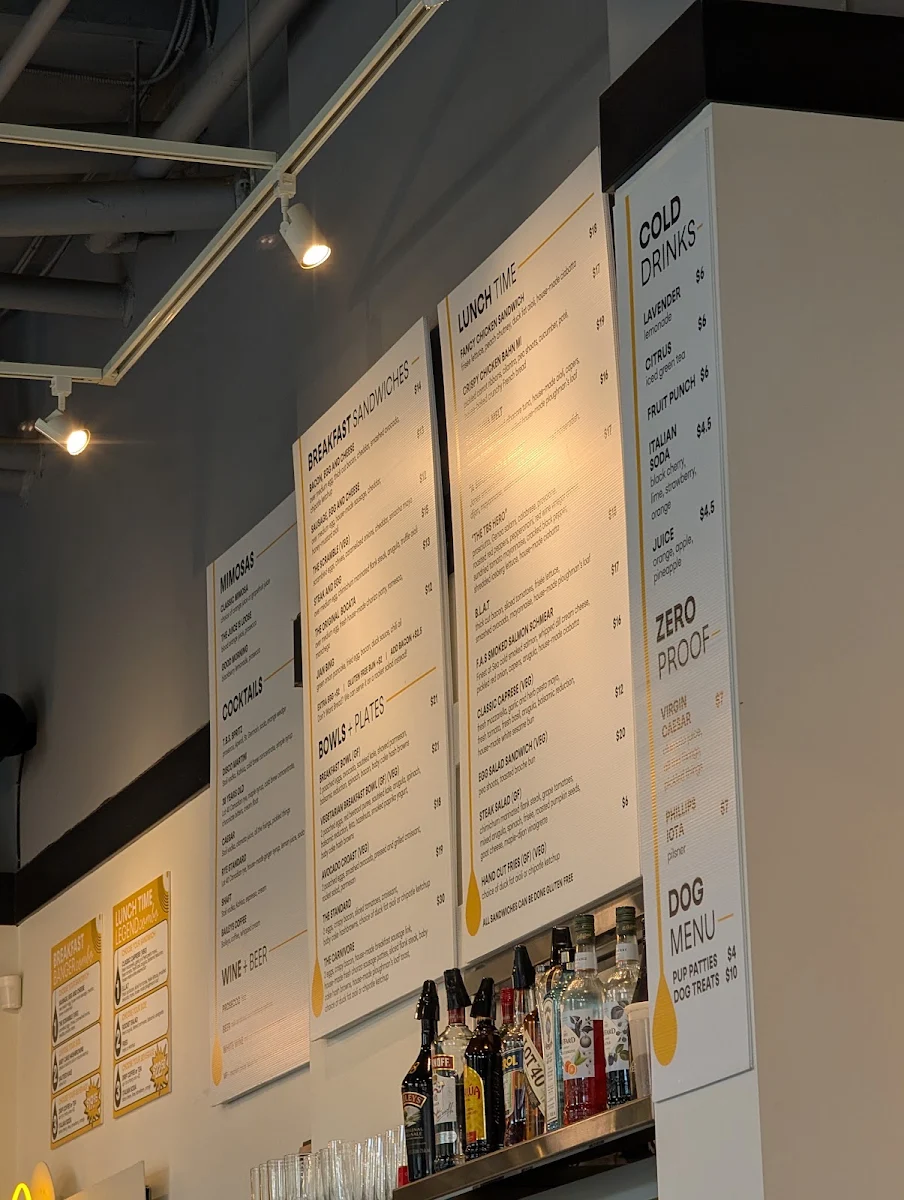 Menu, The Breakfast Shop