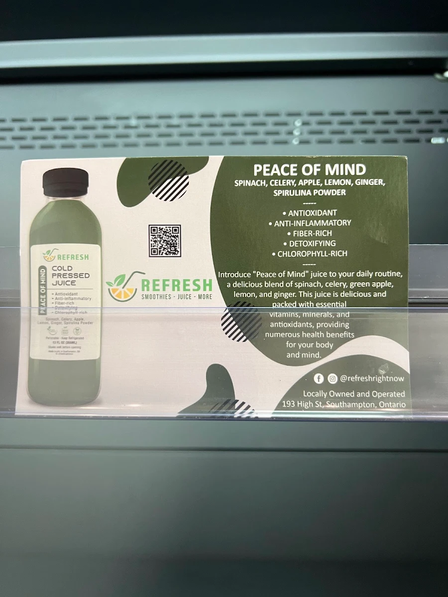 Menu, Refresh